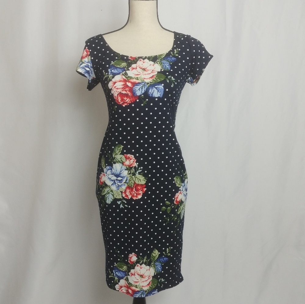 Polka dot dress NWOT